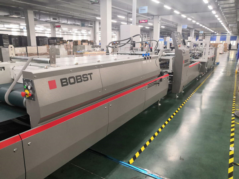 Maidian bring in BOBST MeilongIII box pasting machine