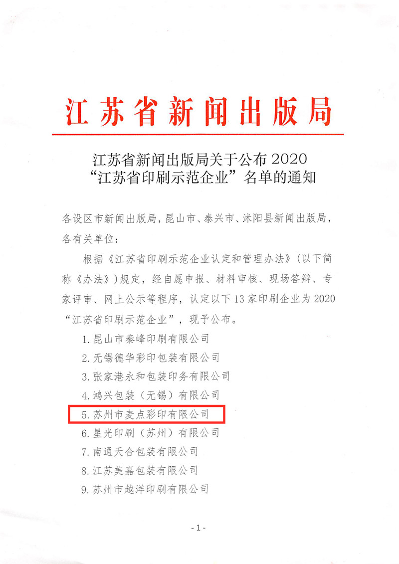 江蘇省新聞出版局關(guān)于公布2020“江蘇省印刷示范企業(yè)”名單的通知_副本_副本.jpg